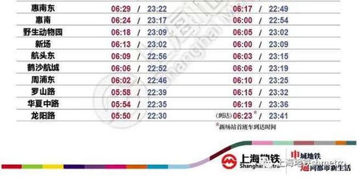 地铁16号线首末班车时间最新调整通知公告